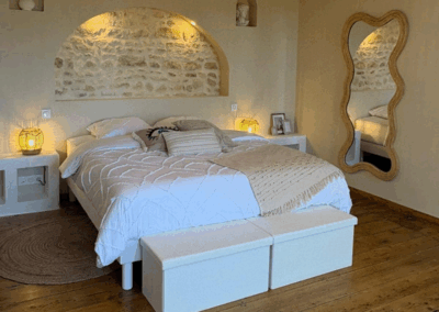 Chambre grecque maison d'hôte Nieul sur seudre